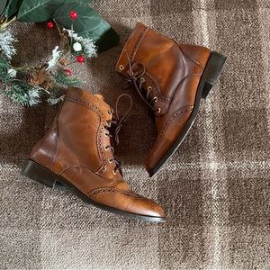 Franco Cuadra Western Wingtip Tooled boots